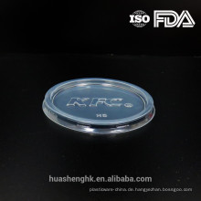 Qualitätsgarantie 99,5 mm Kunststoffdeckel für Suppentasse mit FDA-Zertifikat
